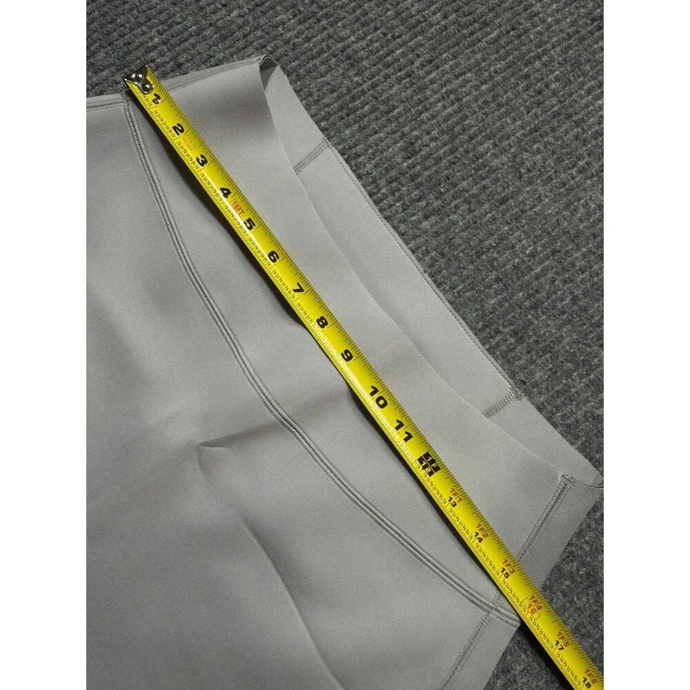 SKIMS Women Size XL Sport Swim Long Pants Chrome Gray SW-PNT-0073 NEW